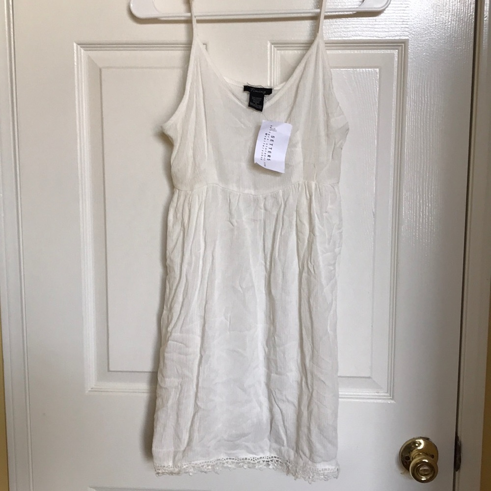 Cream Flowy Dress